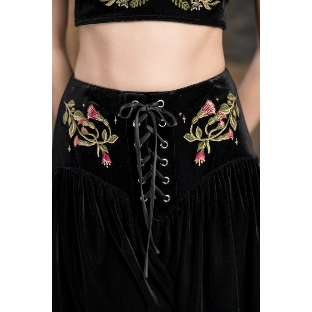 Restyle - Dark Botany Short skirt - Black